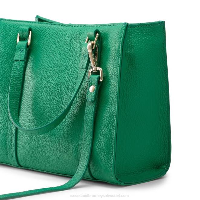 VXTJ698 verde Russell And Bromleybolso de mano mini claridad mini