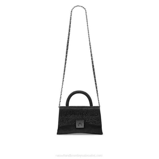 VXTJ722 negro Russell And Bromleyon the rocks bolso de mano estructurado