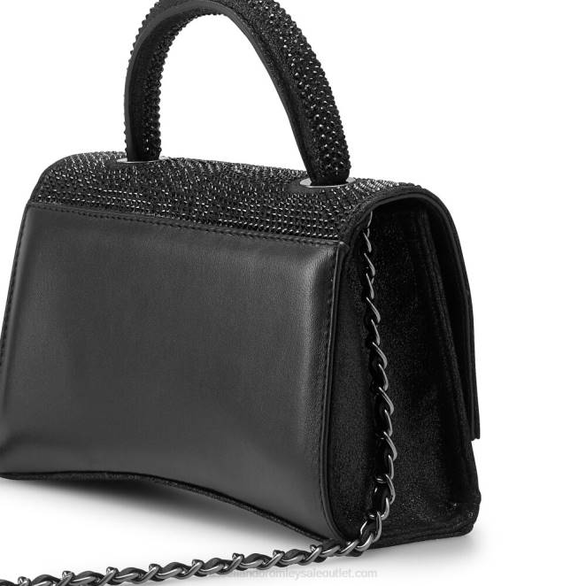 VXTJ722 negro Russell And Bromleyon the rocks bolso de mano estructurado