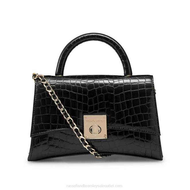 VXTJ724 negro Russell And Bromleyon the rocks bolso de mano estructurado