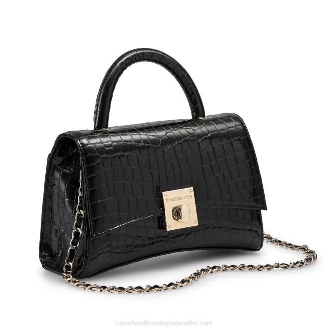 VXTJ724 negro Russell And Bromleyon the rocks bolso de mano estructurado