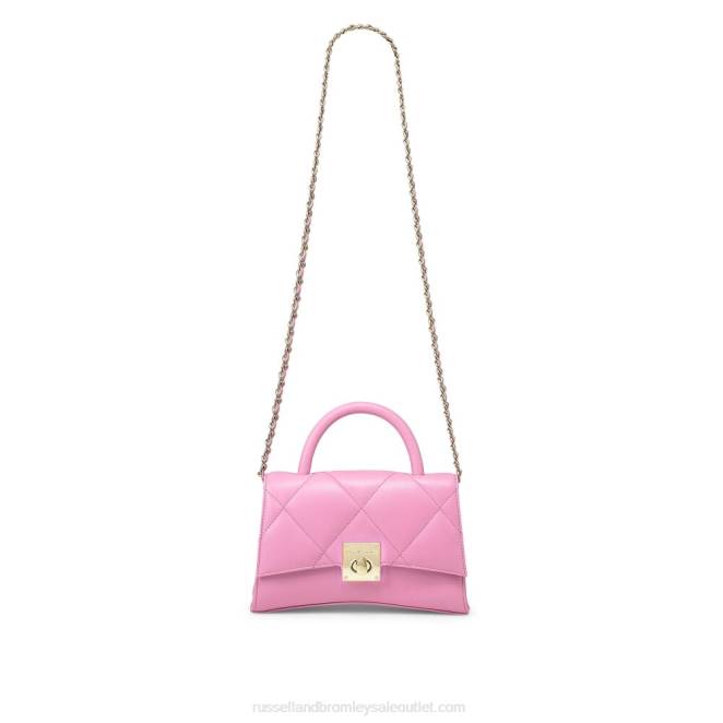 VXTJ725 rosa Russell And Bromley mujer on the rocks bolso de mano estructurado