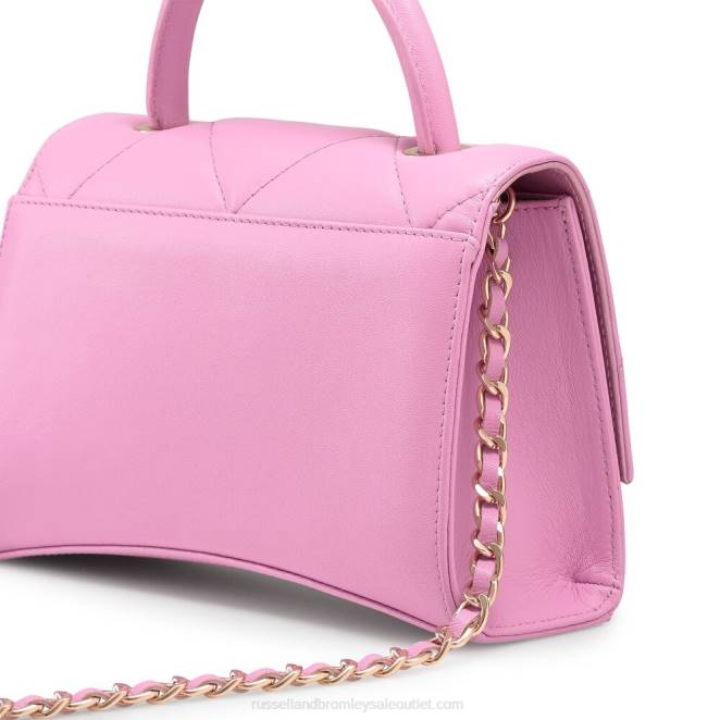 VXTJ725 rosa Russell And Bromley mujer on the rocks bolso de mano estructurado