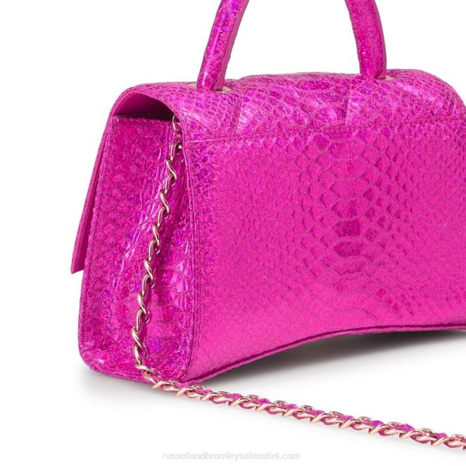 VXTJ726 rosa Russell And Bromleyon the rocks bolso de mano estructurado