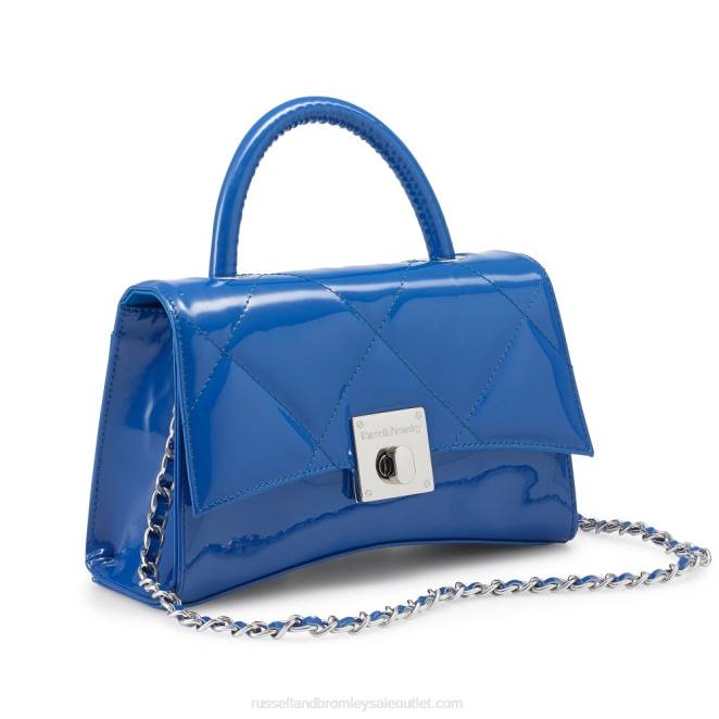 VXTJ728 azul Russell And Bromley mujer on the rocks bolso de mano estructurado