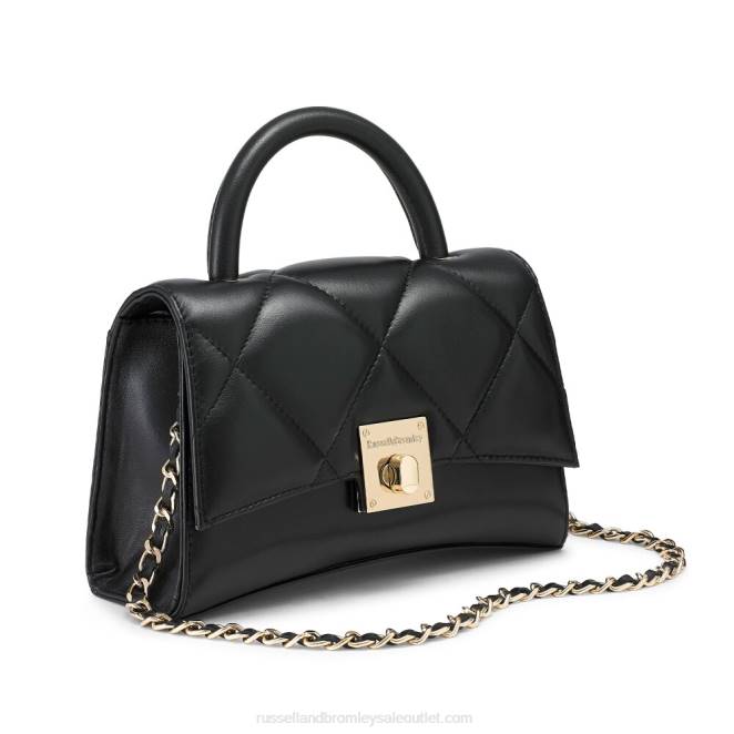 VXTJ742 negro Russell And Bromleyon the rocks bolso de mano estructurado