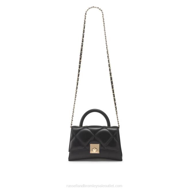 VXTJ742 negro Russell And Bromleyon the rocks bolso de mano estructurado