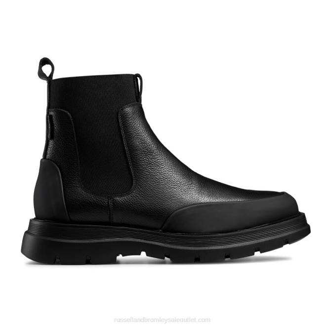 VXTJ620 negro Russell And Bromley hombres bota chelsea con guardabarros conquista m