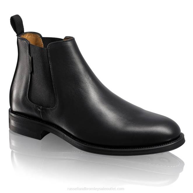 VXTJ623 negro Russell And Bromley hombres botas chelsea guildford