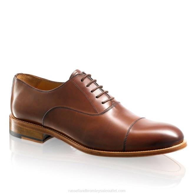 VXTJ583 broncearse Russell And Bromley hombres oxford con cordones boris