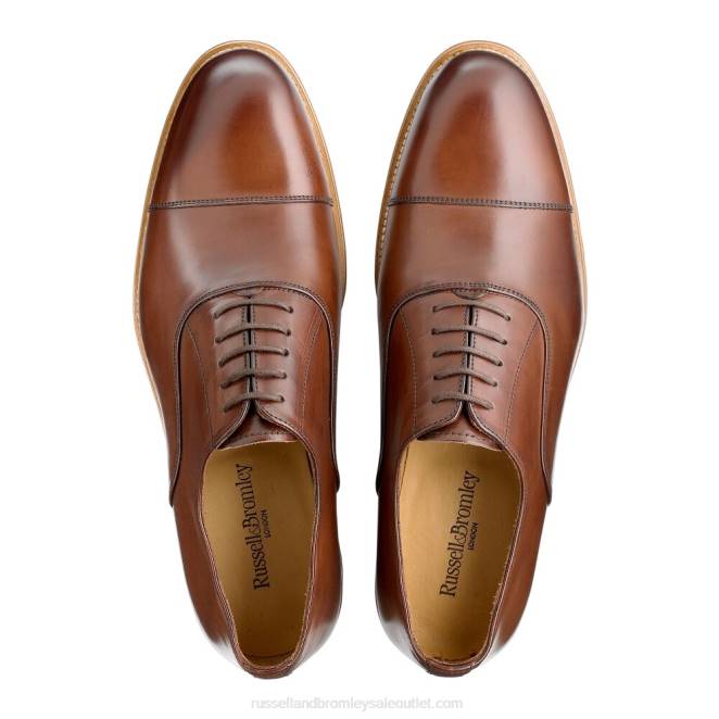 VXTJ583 broncearse Russell And Bromley hombres oxford con cordones boris