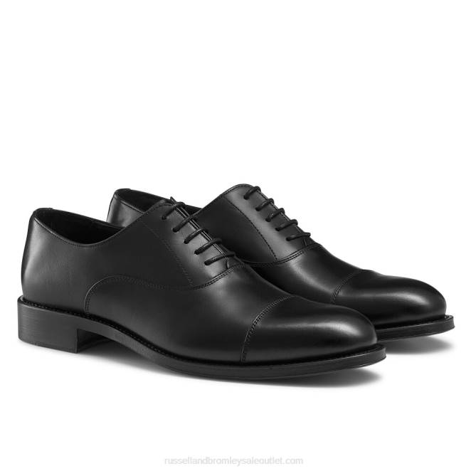 VXTJ584 negro Russell And Bromley hombres oxford con cordones boris