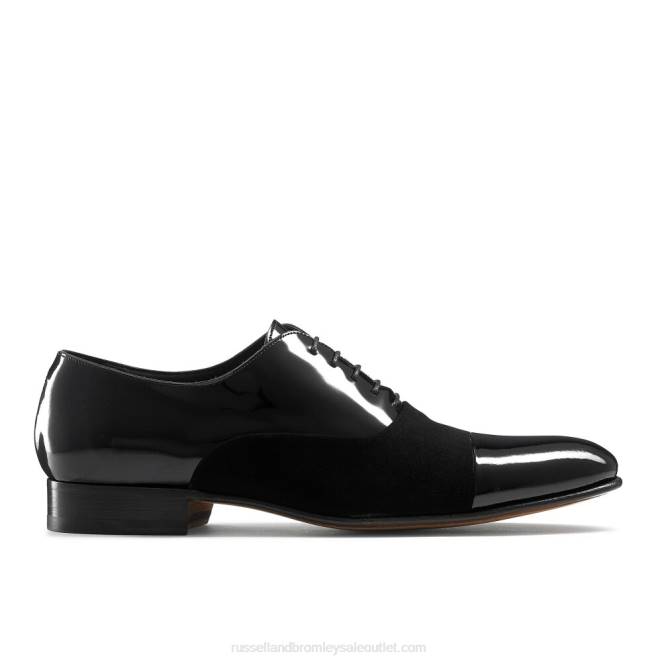 VXTJ590 negro Russell And Bromley hombres puntera stratus oxford