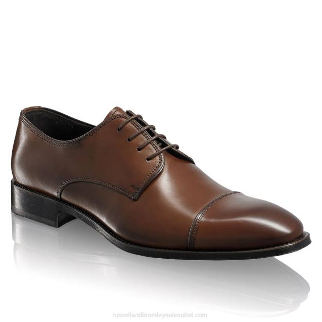 VXTJ595 broncearse Russell And Bromley hombres derby con puntera de espectro