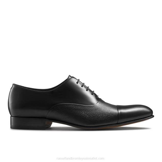 VXTJ596 negro Russell And Bromley hombres puntera stratus oxford