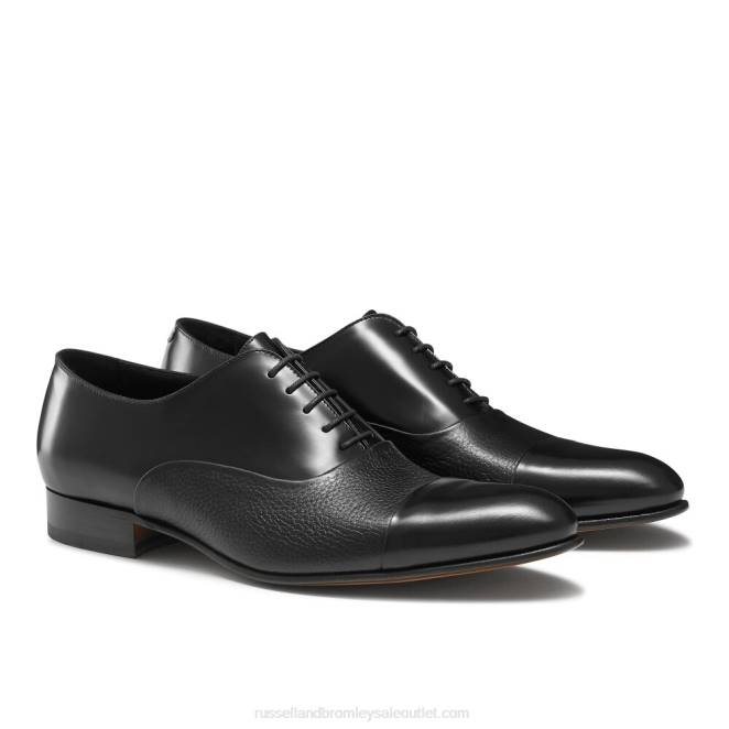 VXTJ596 negro Russell And Bromley hombres puntera stratus oxford