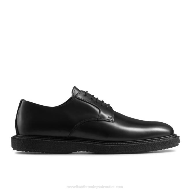 VXTJ600 negro Russell And Bromley hombres derby brillante de oporto