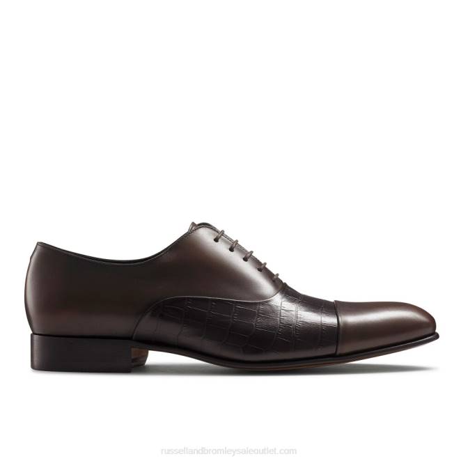 VXTJ602 marrón Russell And Bromley hombres puntera stratus oxford