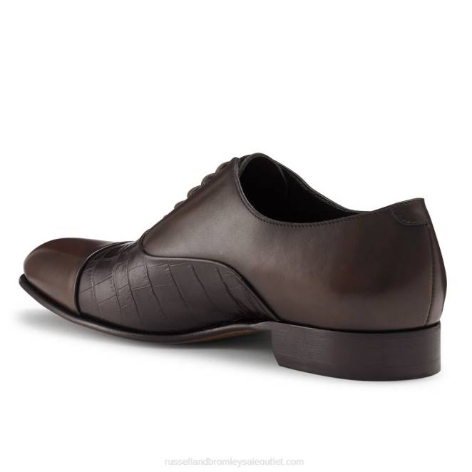 VXTJ602 marrón Russell And Bromley hombres puntera stratus oxford