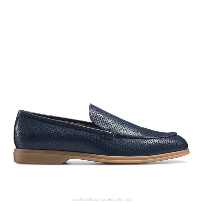 VXTJ567 azul Russell And Bromley hombres calzoncillos con sello de tejido zeno