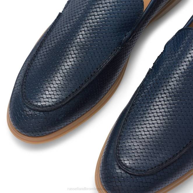 VXTJ567 azul Russell And Bromley hombres calzoncillos con sello de tejido zeno