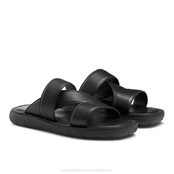 VXTJ522 negro Russell And Bromley hombres sandalias zeus