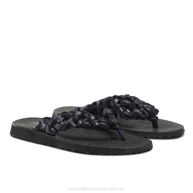 VXTJ524Russell And Bromley hombres chanclas de rafia komodo