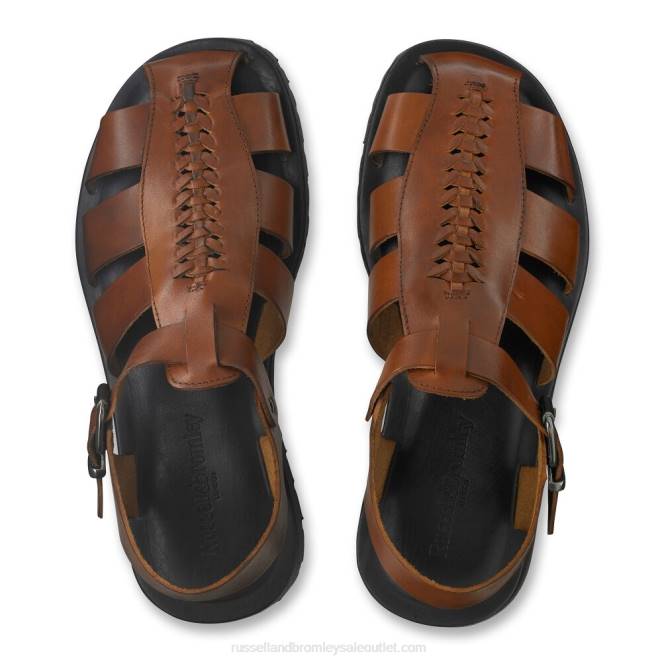 VXTJ536Russell And Bromley hombres chanclas King Fisher con detalles tejidos