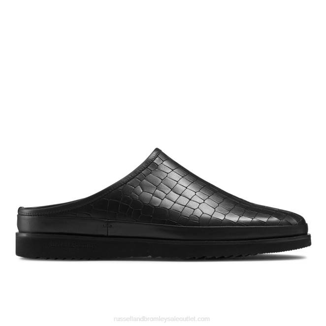 VXTJ544 negro Russell And Bromley hombres zapatillas san cataldo mule