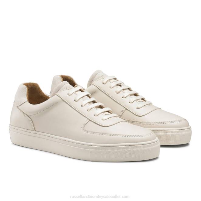 VXTJ441 Marfil Russell And Bromley hombres tenis de campo con cordones