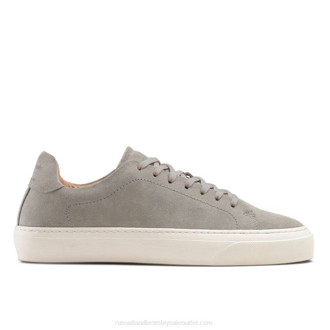 VXTJ447 gris Russell And Bromley hombres zapatilla de deporte de lujo fuera de ritmo