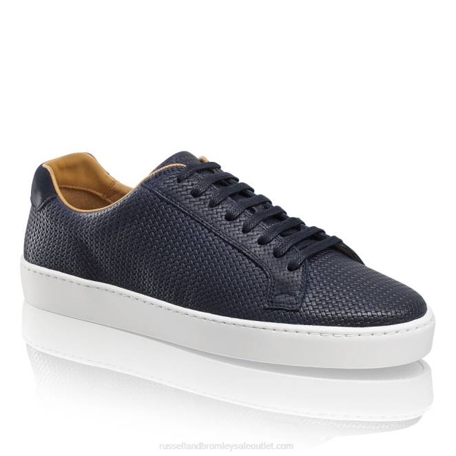 VXTJ459 azul Russell And Bromley hombres tenis bajos park run