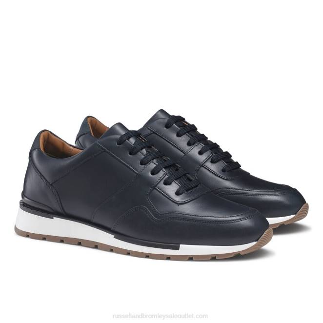 VXTJ462 azul Russell And Bromley hombres tenis Lomond con cordones