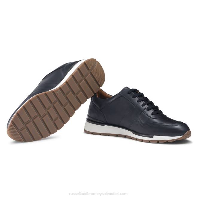 VXTJ462 azul Russell And Bromley hombres tenis Lomond con cordones