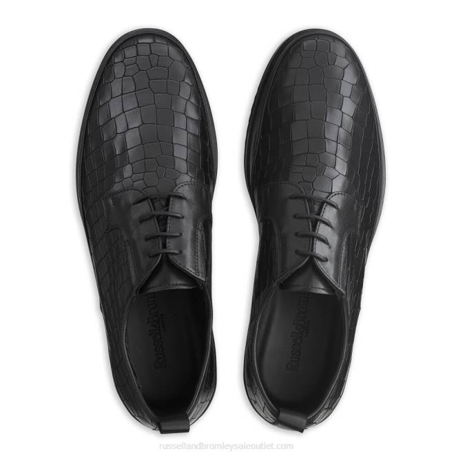 VXTJ475 negro Russell And Bromley hombres zapatillas san carlo derby con encaje hibrido