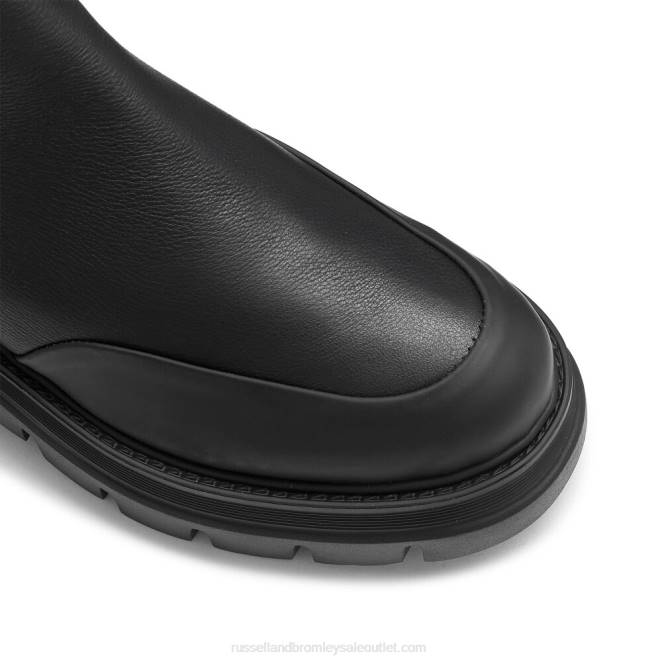 VXTJ267 negro Russell And Bromley mujer conquistar la bota chelsea