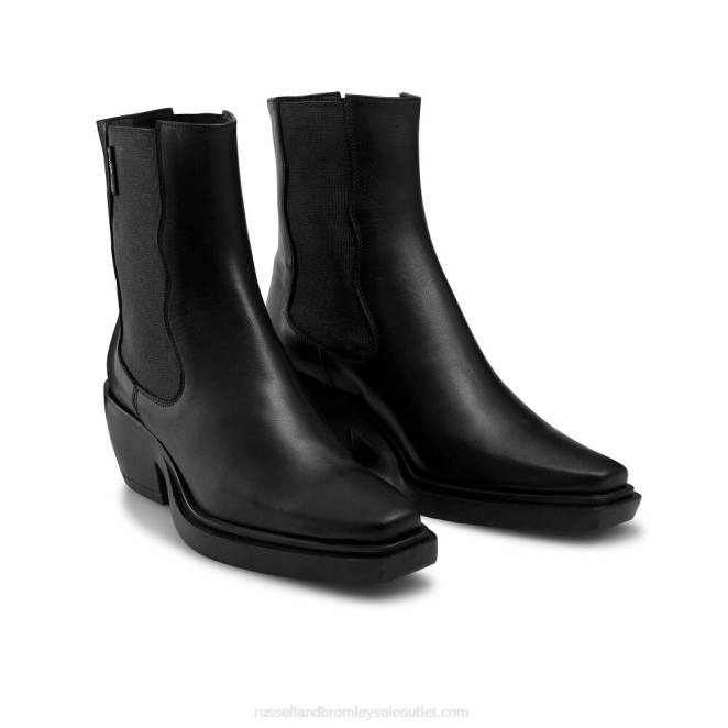 VXTJ288 negro Russell And Bromley mujer botas chelsea del oeste de nashville