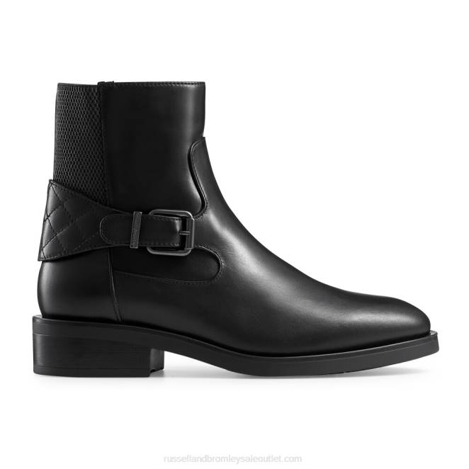 VXTJ294 negro Russell And Bromley mujer botas de montar tormenta dryleks