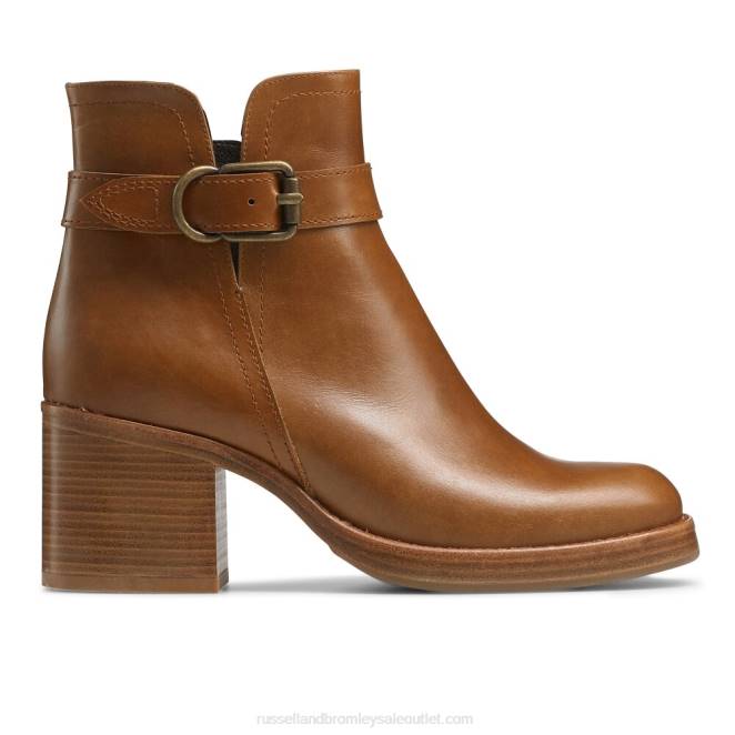 VXTJ307 broncearse Russell And Bromley mujer botín pampa apilado