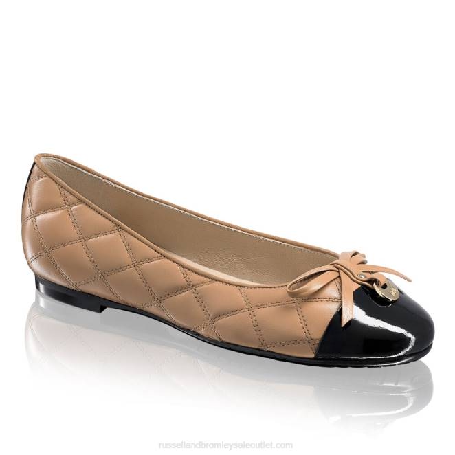 VXTJ245 broncearse Russell And Bromley mujer encantadora bailarina acolchada