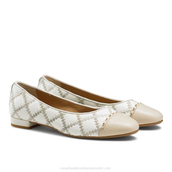 VXTJ250 blanco Russell And Bromley mujer bomba de ballet boulevard2