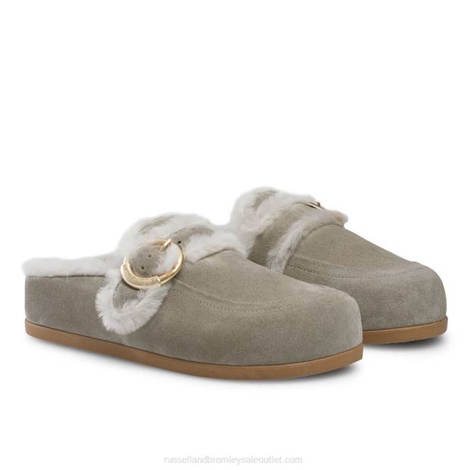 VXTJ251 neutral Russell And Bromley mujer mocasines zuecos sin espalda luxo