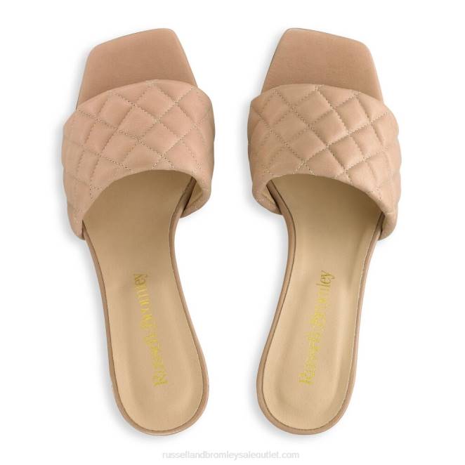 VXTJ151 neutral Russell And Bromley mujer zuecos acolchados quiltbloc