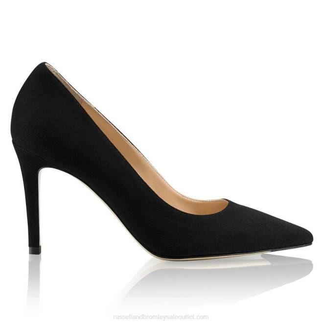 VXTJ106 negro Russell And Bromley mujer 85 bomba 85 mm estilete