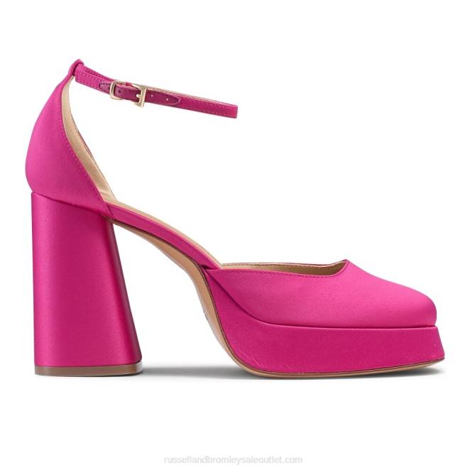VXTJ138 rosa Russell And Bromley mujer plataforma extrema impecable