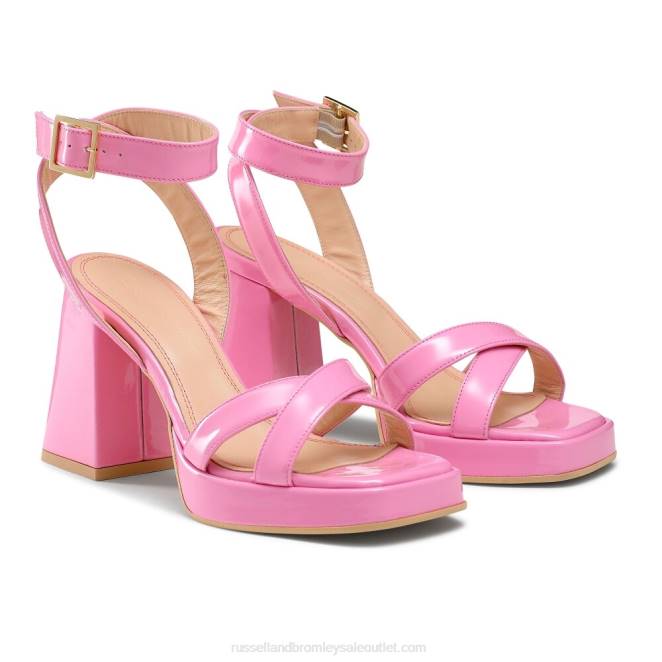 VXTJ143 rosa Russell And Bromley mujer sandalia con plataforma groovybaby