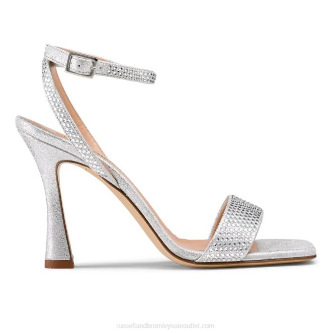VXTJ168 plata Russell And Bromley mujer sandalias cosmo con tiras