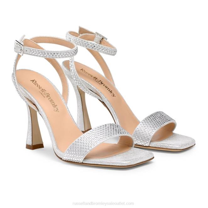 VXTJ168 plata Russell And Bromley mujer sandalias cosmo con tiras