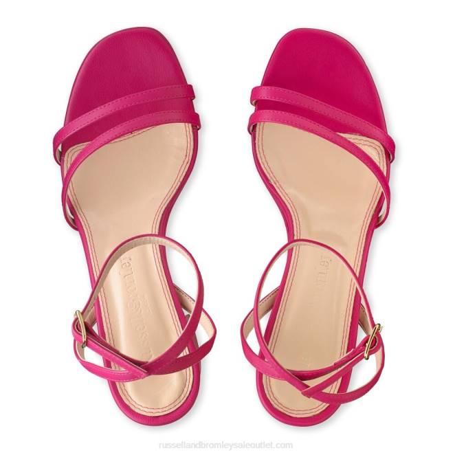 VXTJ175 rosa Russell And Bromley mujer plataforma de tiras topline