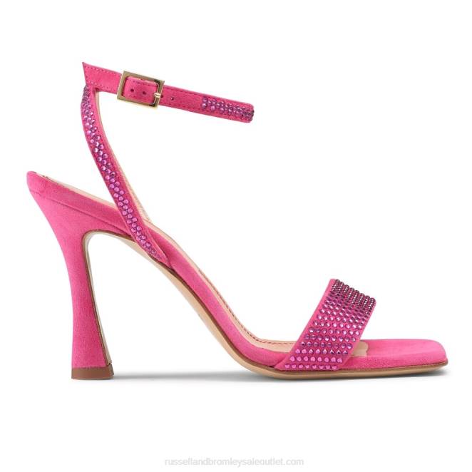 VXTJ186 rosa Russell And Bromley mujer sandalias cosmo con tiras